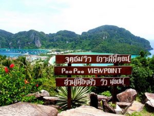 Viewpoint auf Koh Phi Phi in Thailand