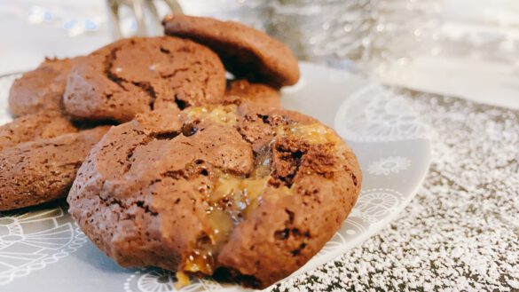 Caramel Fudge Brownie Cookie