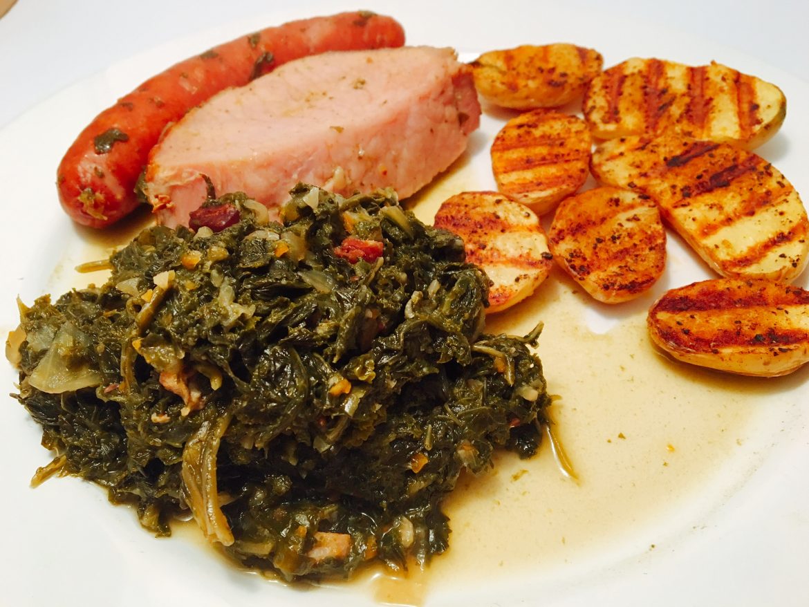 Grünkohl mit Kassler