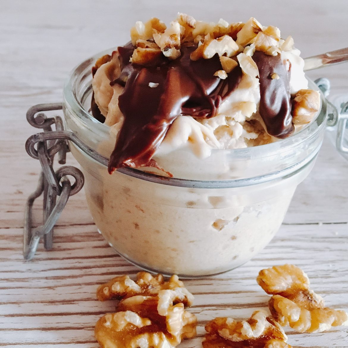 Nicecream Banane Erdnuss