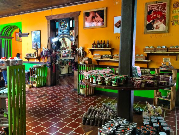 Shops im Chocomuseo in Antigua