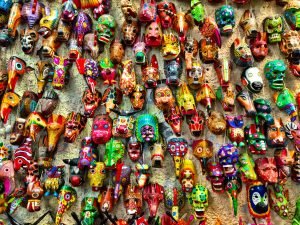 Guatemaltekische Masken Im Art Market