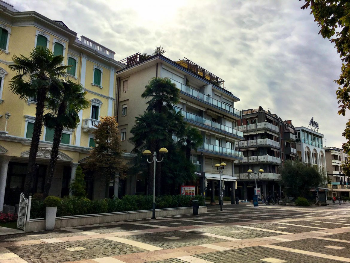 Fußgängerzone in Abano Terme